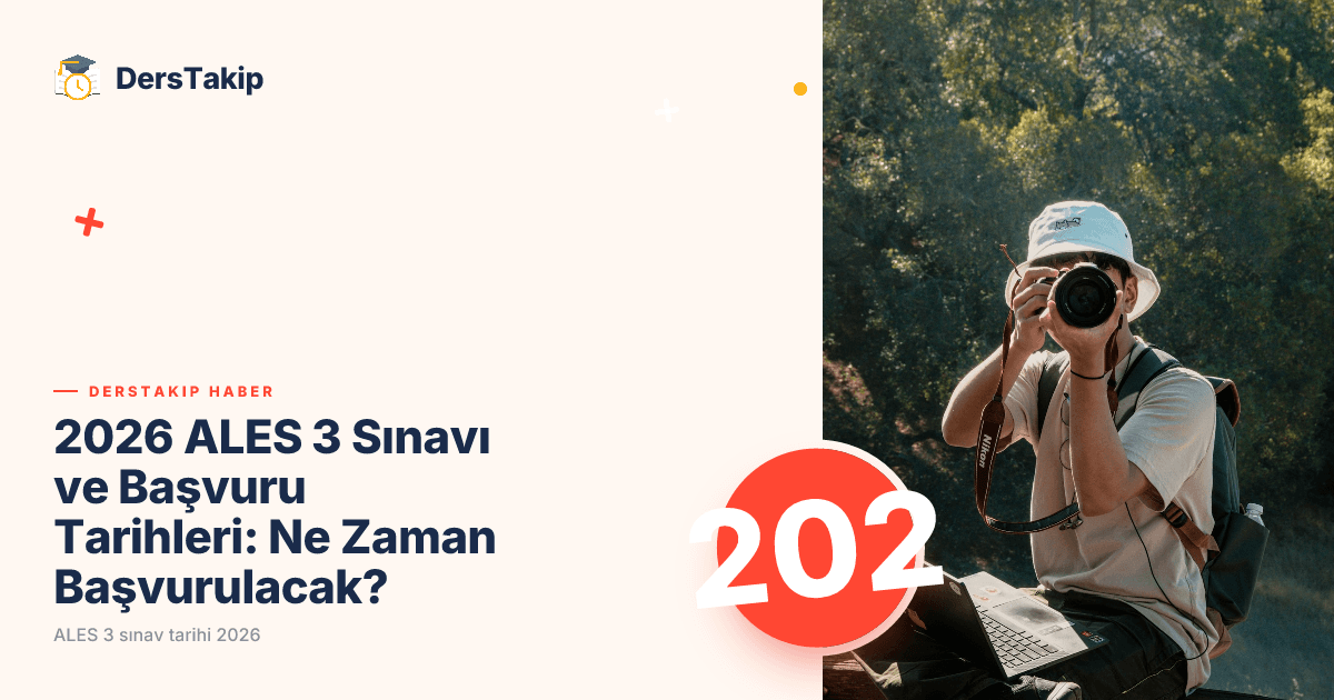 2026 ALES 3 Sınavı ve Başvuru Tarihleri: Ne Zaman Başvurulacak?