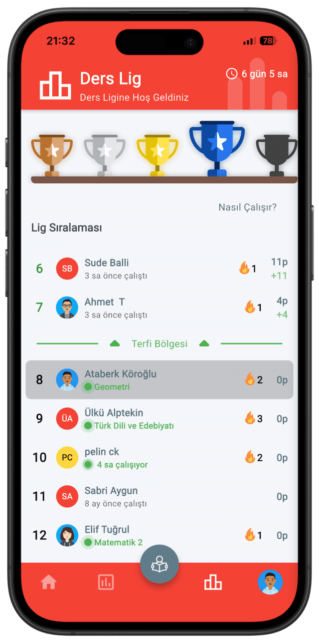 derstakip ders lig sistemi: derslig